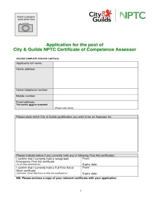For General Qualifications e. . Printable city and guilds certificates